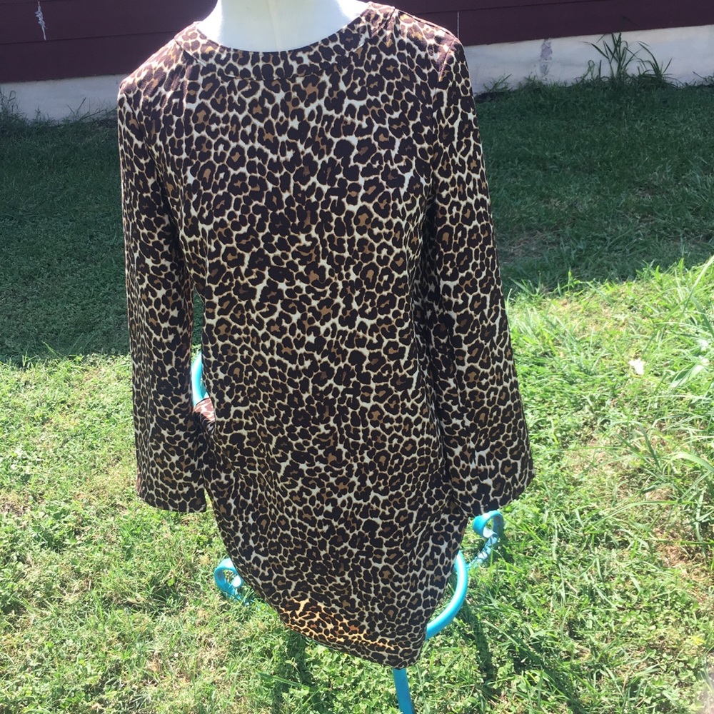 J. Crew Cheetah Print dress